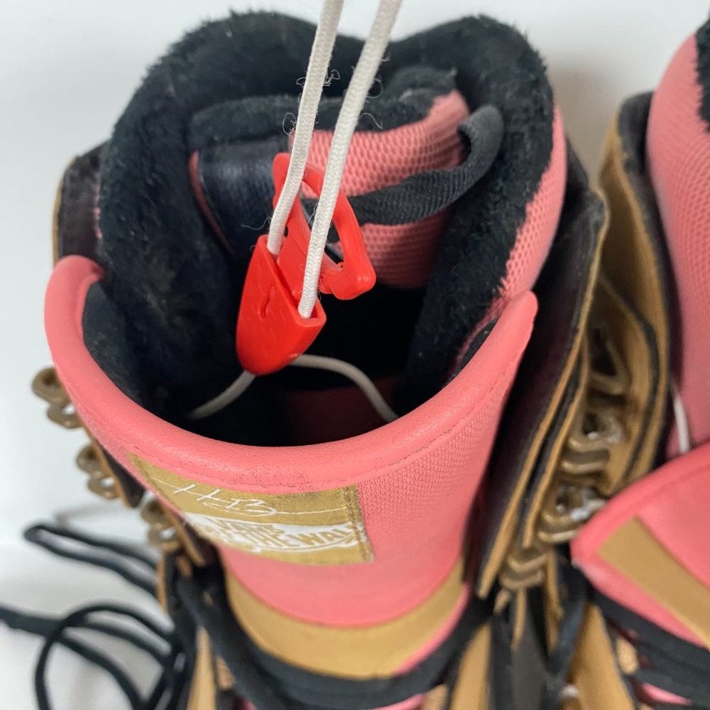 Vans Tan and Pink Women's Snowboard Boots - Picture 9 of 11